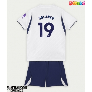 Tottenham Hotspur Dominic Solanke #19 Dětské Domácí dres komplet 2026-27 Krátký Rukáv (+ trenýrky)